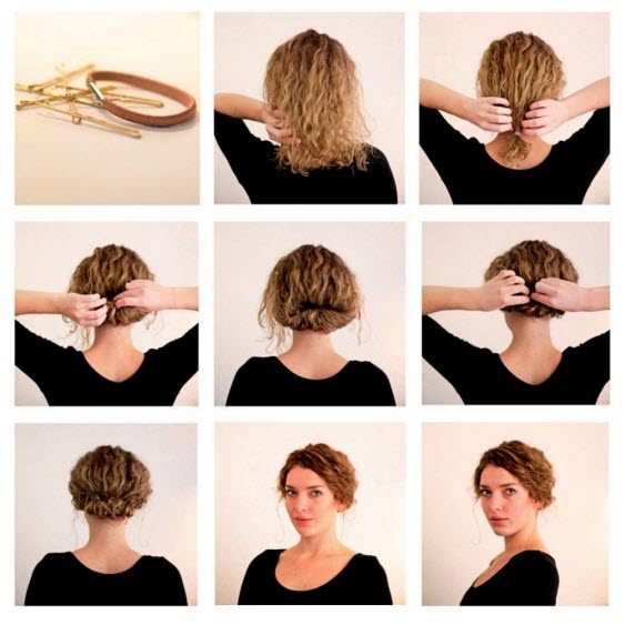 Các kiểu tóc cho tóc ngắn: ảnh từng bước