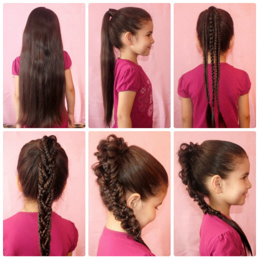 Hairstyles for September 1: braids and weaves