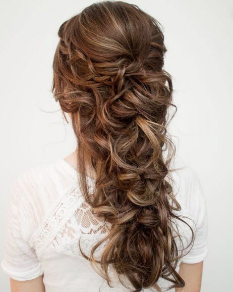 Kiểu tóc cưới: tết tóc dài