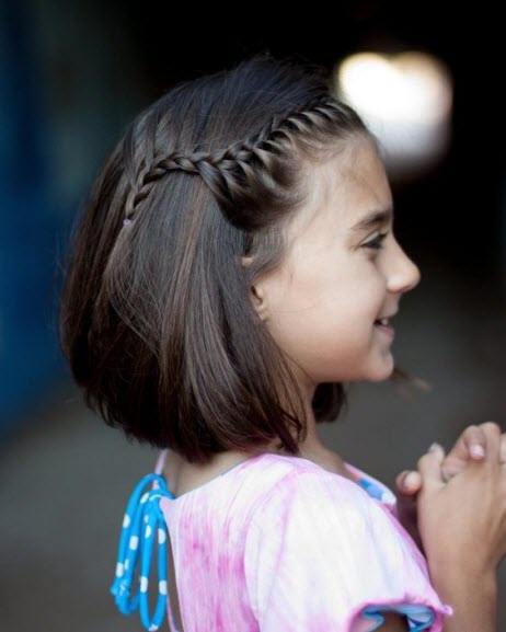 Ciekawe fryzury dla dziewczynek: zdjęcie
