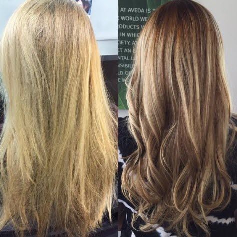 Gegaran rambut: sebelum dan selepas gambar