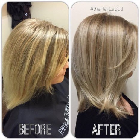 Saç bronzlaşması: öncesi ve sonrası fotoğraflar