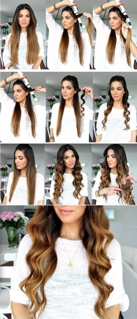 תסרוקות לשיער ארוך: תמונות שלב אחר שלב