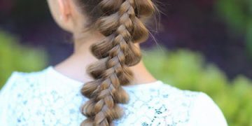 Όμορφες πλεξούδες για την 1η Σεπτεμβρίου για μακριά μαλλιά